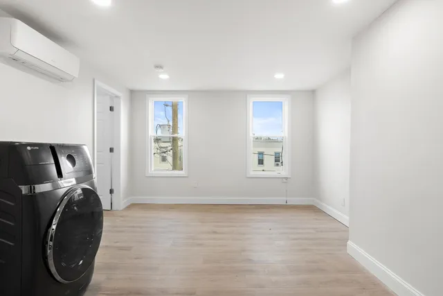 a view of utility room with washer and dryer