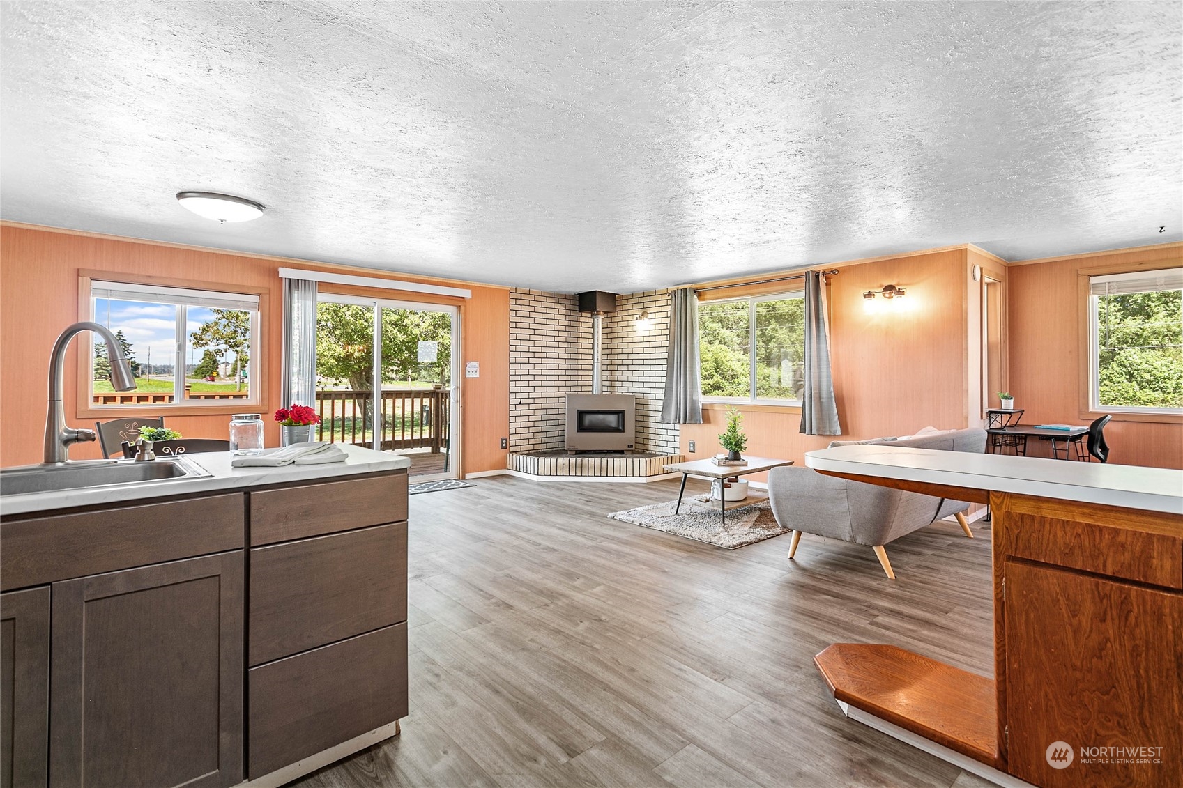 2313 Slater Road Ferndale, WA 98248 - Photo 17 of 34 a room with wooden floor and window