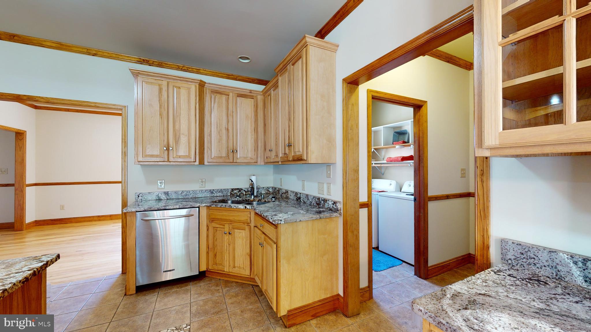 1096 CCC Road Linden, VA 22642 - Photo 17 of 45 Kitchen with laundry room showing behind