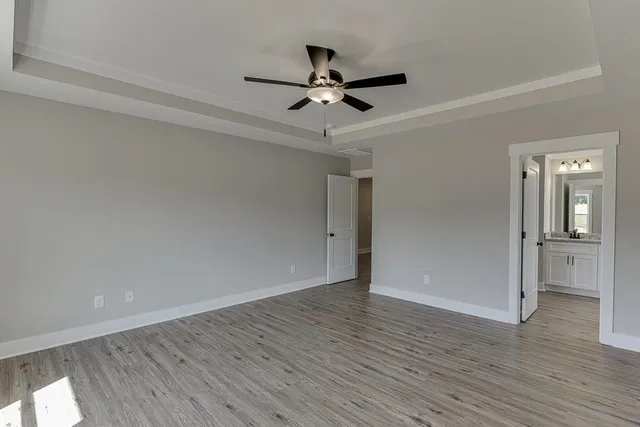 wooden floor in an empty room