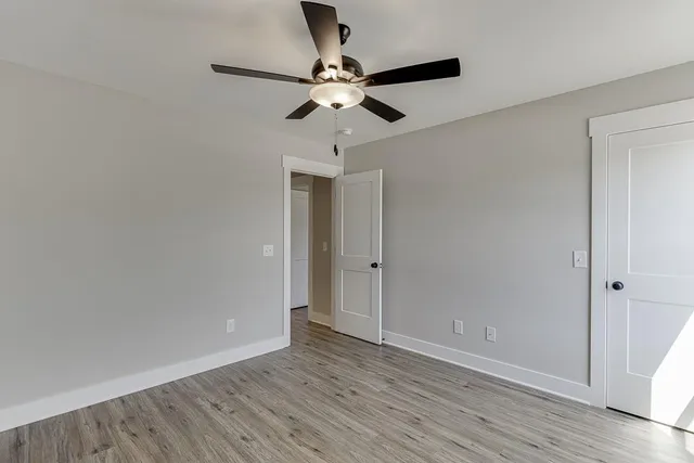 wooden floor in an empty room