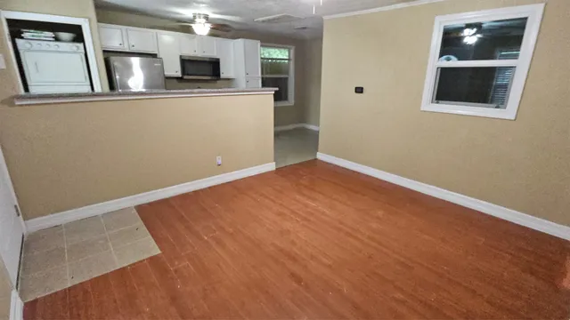 a view of a kitchen with an oven