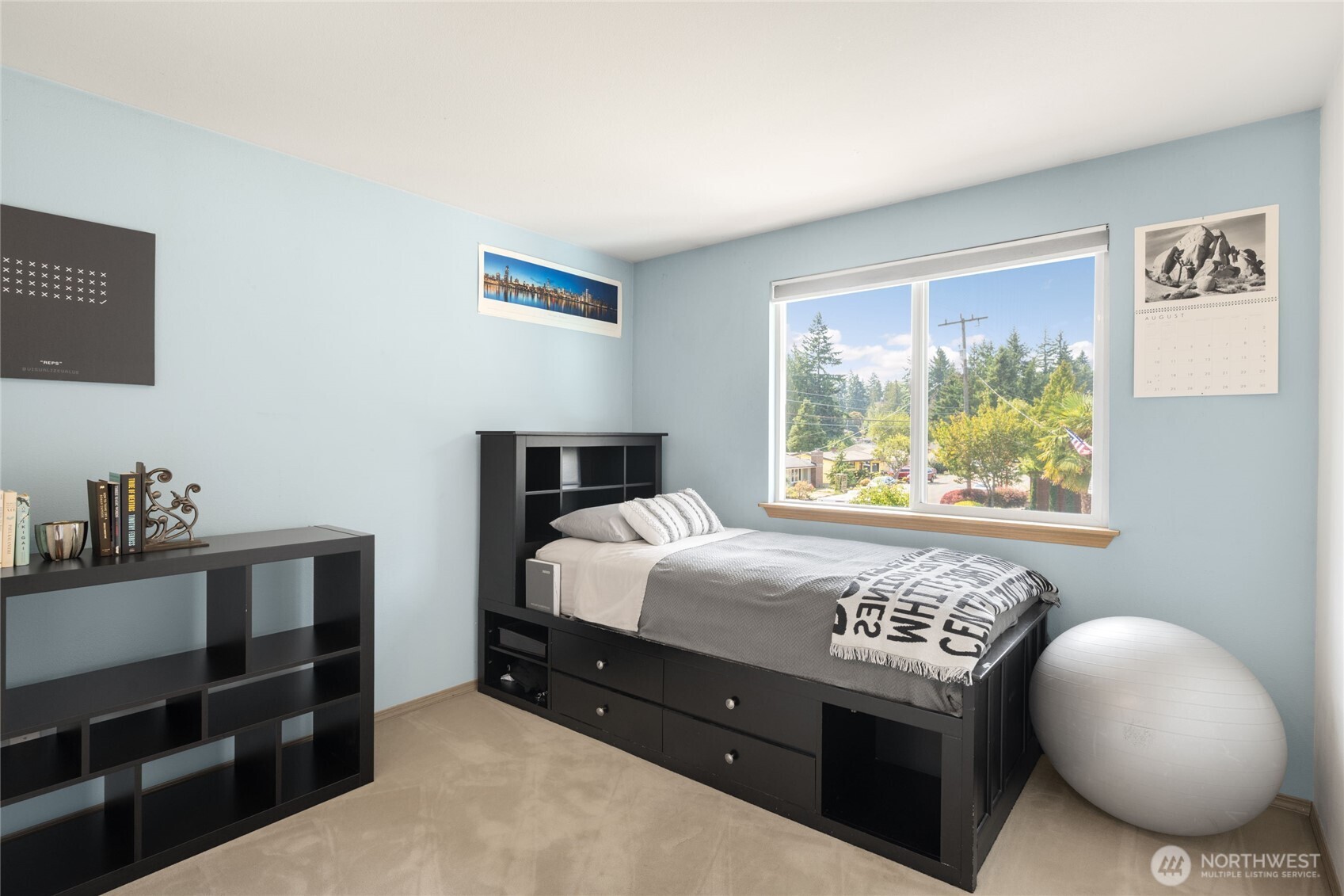 16267 16th Avenue Southwest Burien, WA 98166 - Photo 22 of 40 a bedroom with a bed and a window