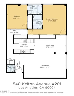 $5,000 | 540 Kelton Avenue, Unit 201, Los Angeles, CA 90024