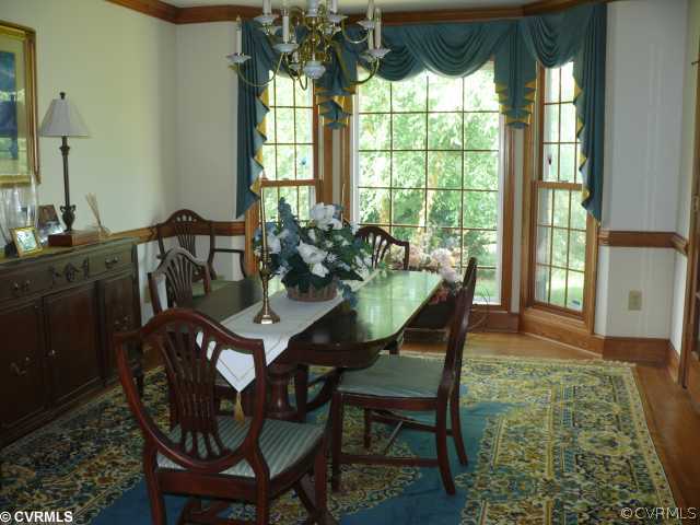 2371 Old Hanover Road Sandston, VA 23150 - Photo 9 of 12 Dining Room - The dining room has inlaid hardwood