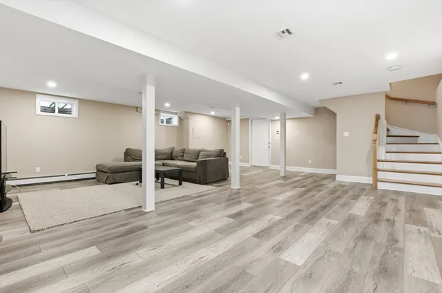 a view of a living room