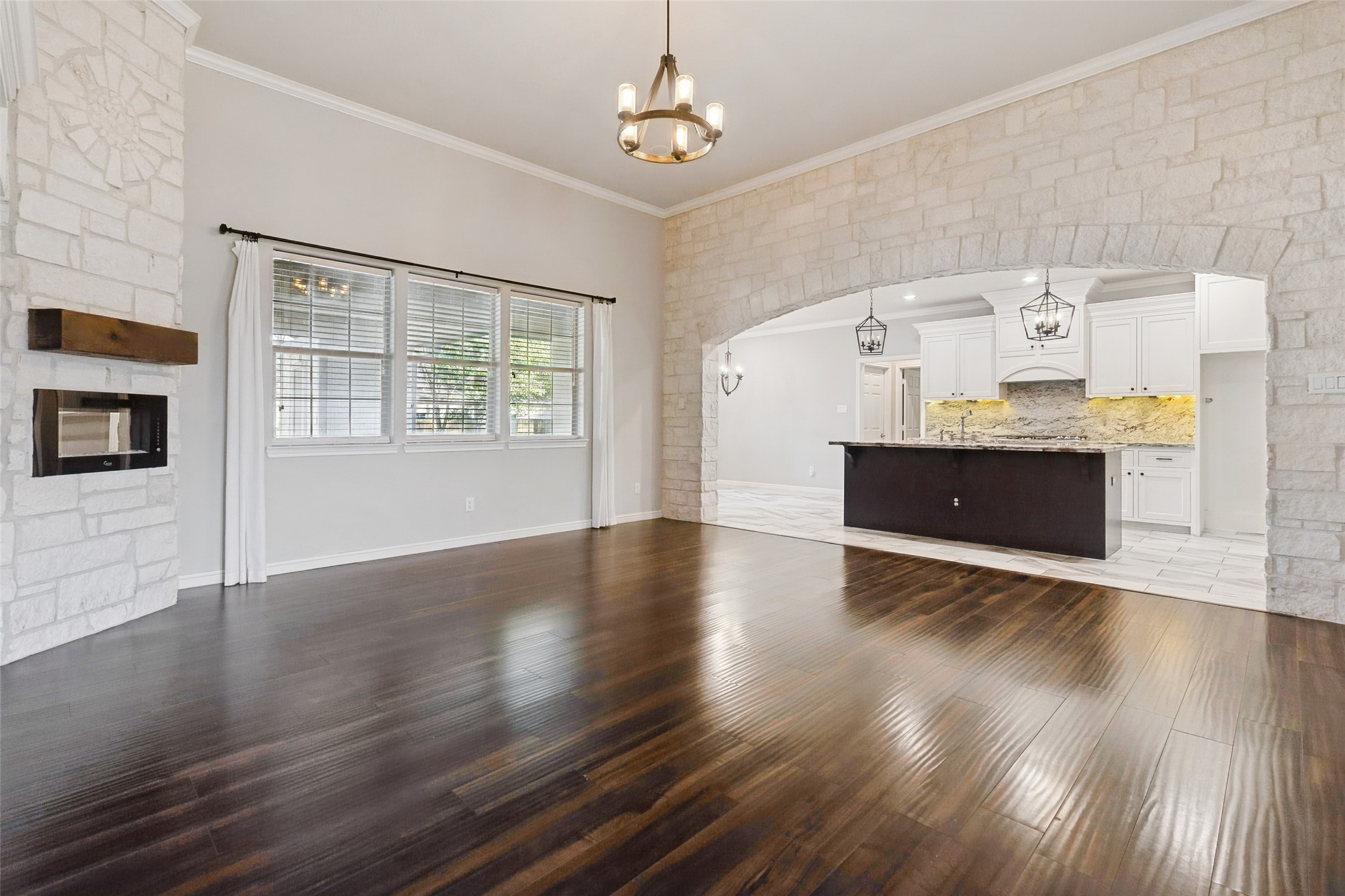 21724 Stargrass Drive Spring, TX 77388 - Photo 8 of 50 a view of empty room with wooden floor and windows