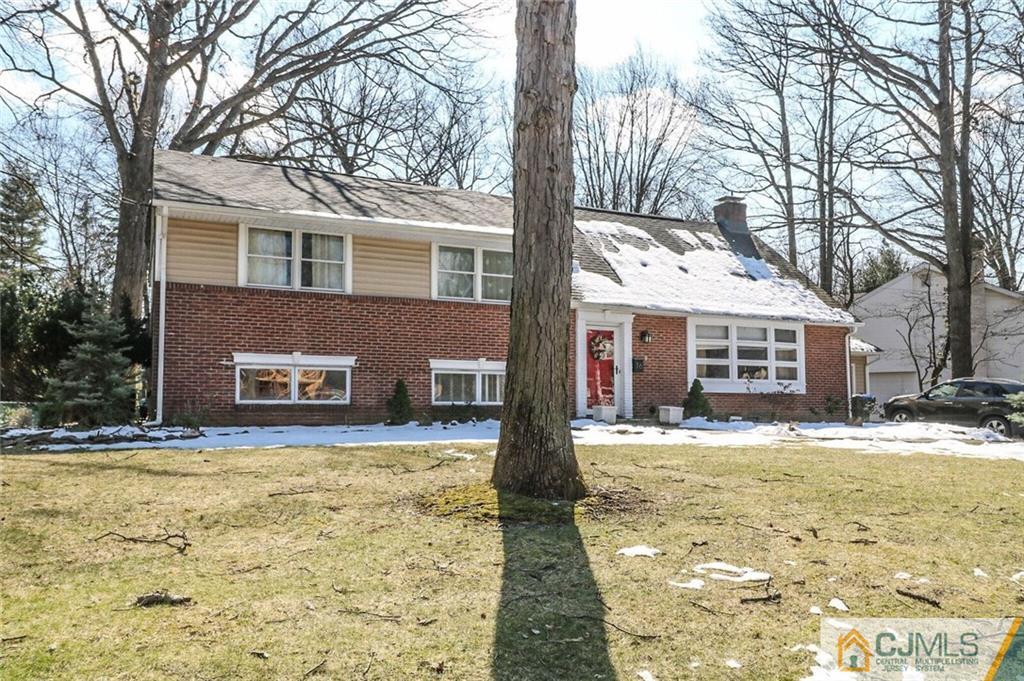 16 Clive Hills Road Edison, NJ 08820 - Photo 24 of 25 a front view of a house with a yard covered with snow
