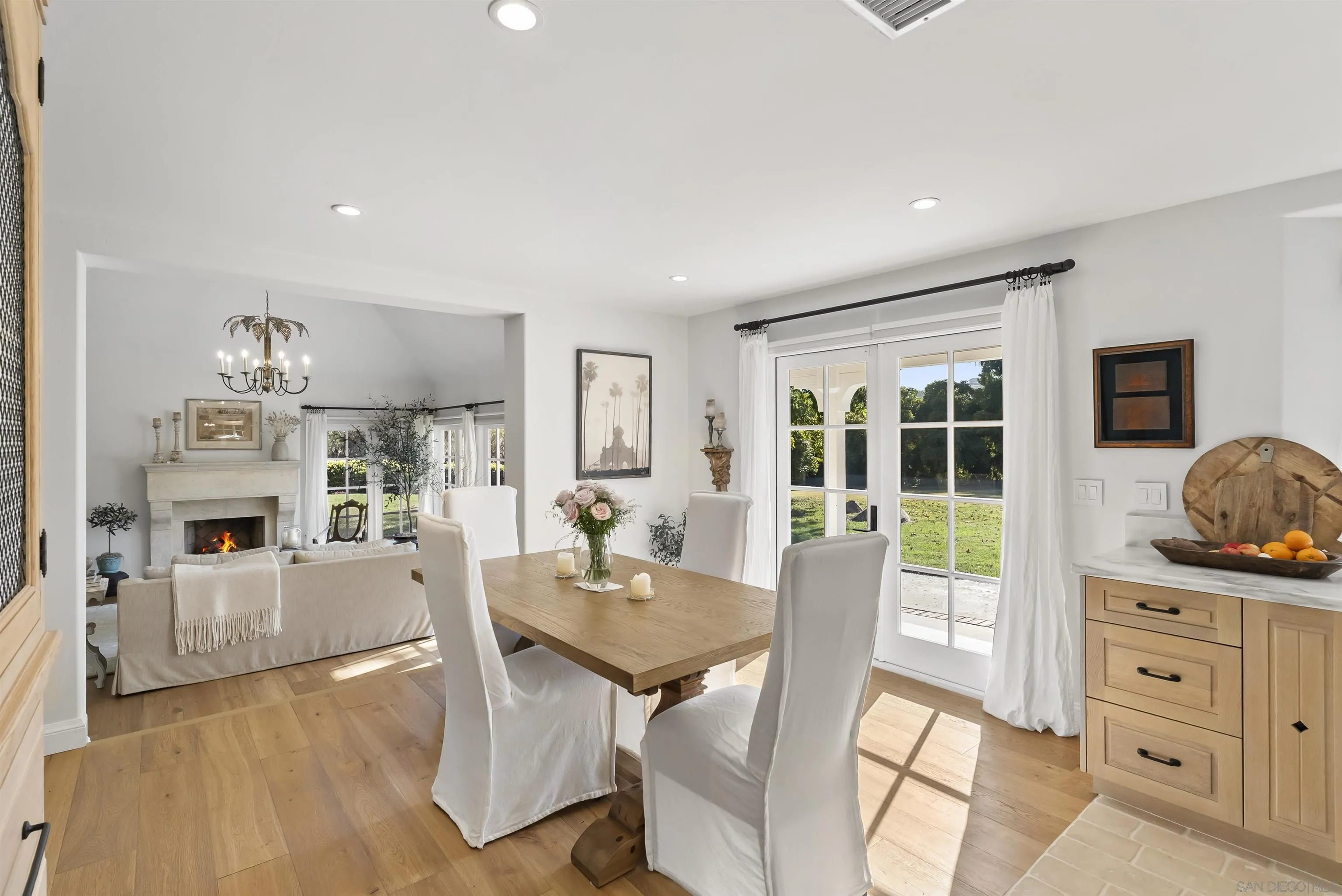 5 Country Glen Road Fallbrook, CA 92028 - Photo 10 of 43 a view of a dining room with furniture window and wooden floor