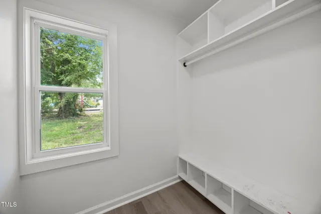 a view of room with window