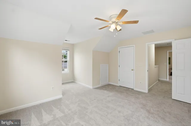 a view of an empty room