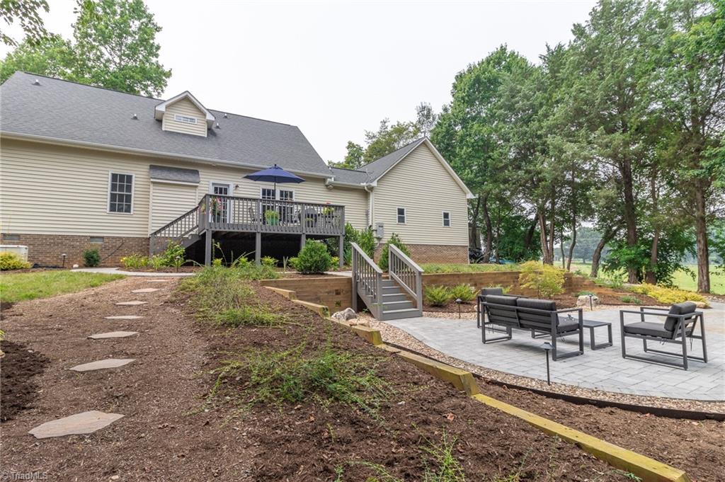 961 Griffin Road Stokesdale, NC 27357 - Photo 45 of 50 Rear of home