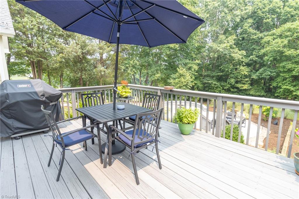 961 Griffin Road Stokesdale, NC 27357 - Photo 49 of 50 Deck overlooking patio