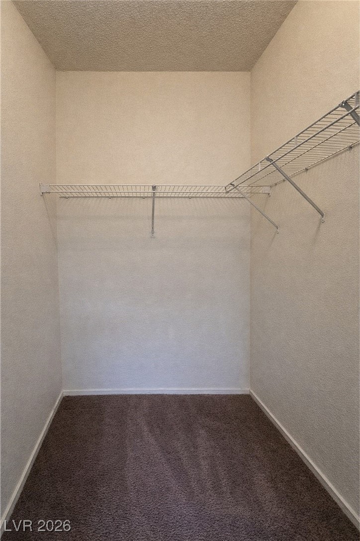 6650 West Warm Springs Road, Unit 1064 Las Vegas, NV 89118 - Photo 7 of 10 Walk in closet featuring dark carpet