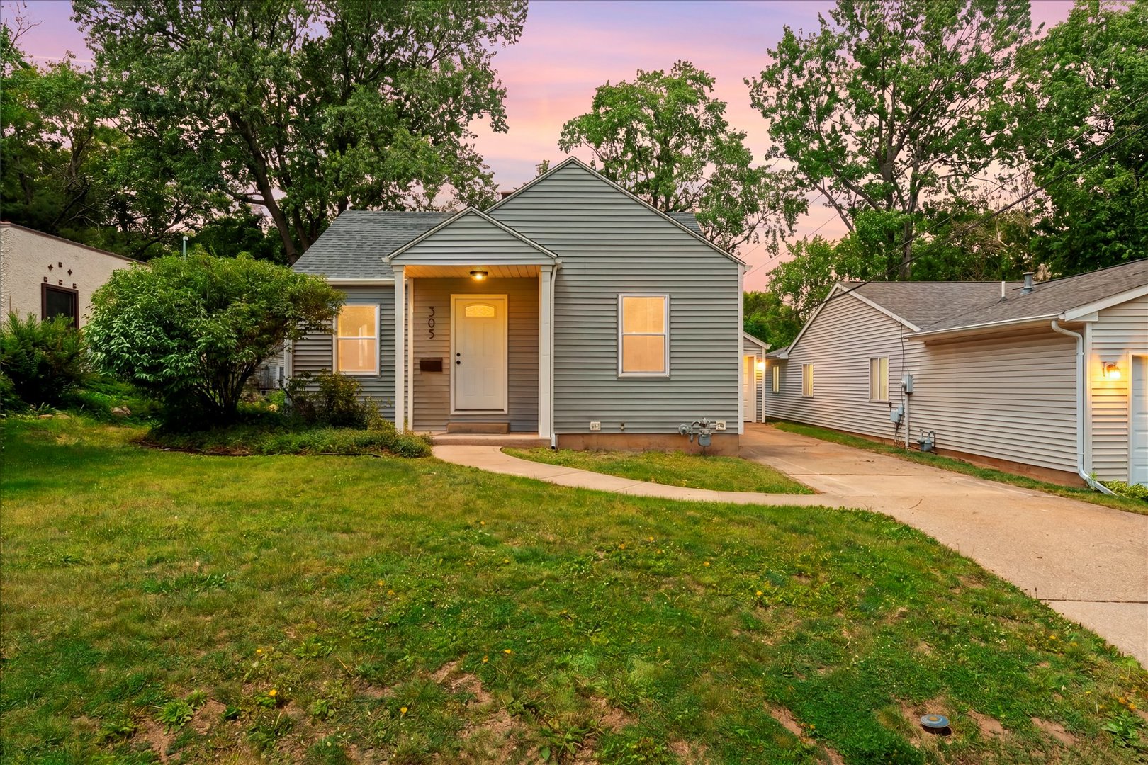 305 South Fair Street Champaign, IL 61821 - Photo 41 of 41 a front view of a house with a yard and garage