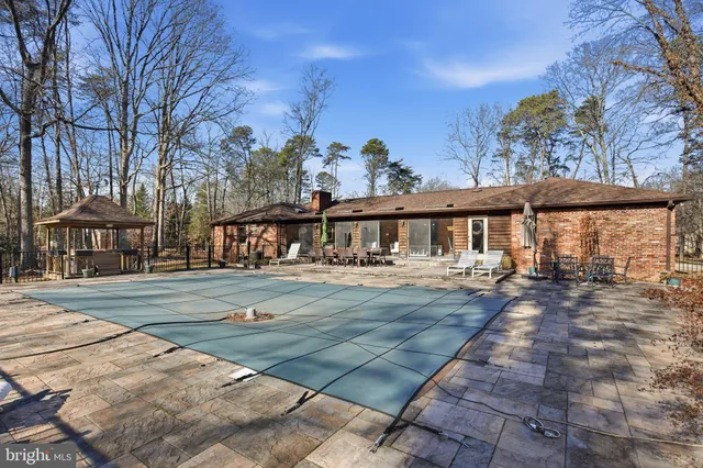 a table and chairs in the patio