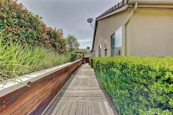 a view of a house with a balcony