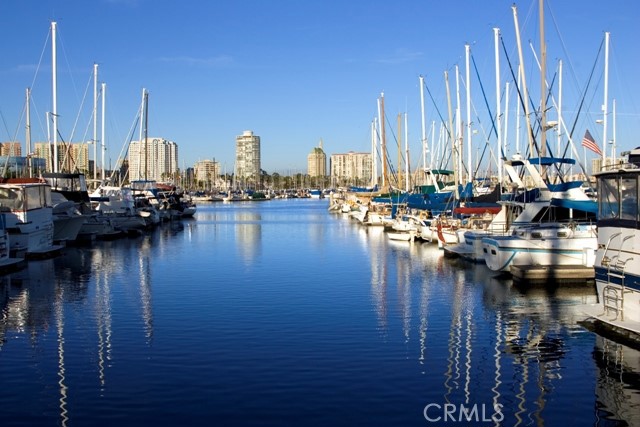 800 East Ocean Boulevard, Unit 1007 Long Beach, CA 90802 - Photo 39 of 43 a view of a lake with boats next to a house