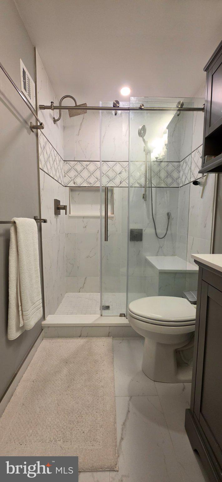 547 5th Street Southeast Washington, DC 20003 - Photo 7 of 8 Sleek modern bathroom oasis.