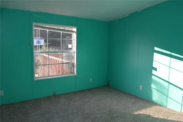 a view of a bathtub in a bathroom