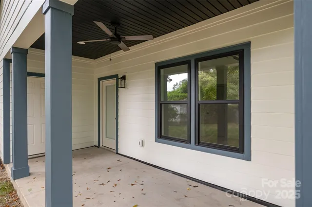 a view of a door of the house
