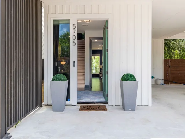a view of an outdoor space and a porch