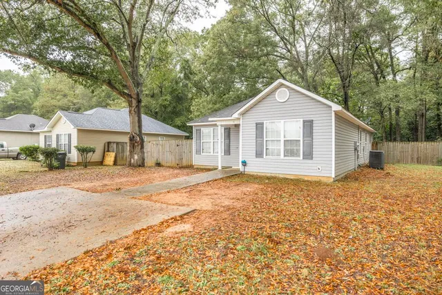 a house with a outdoor space
