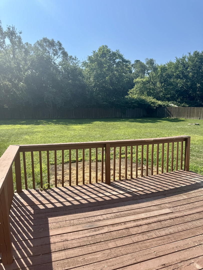 14503 Waverly Avenue Midlothian, IL 60445 - Photo 30 of 37 a view of wooden deck and a lake view