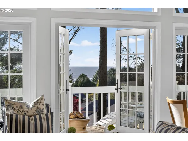 a view of a porch