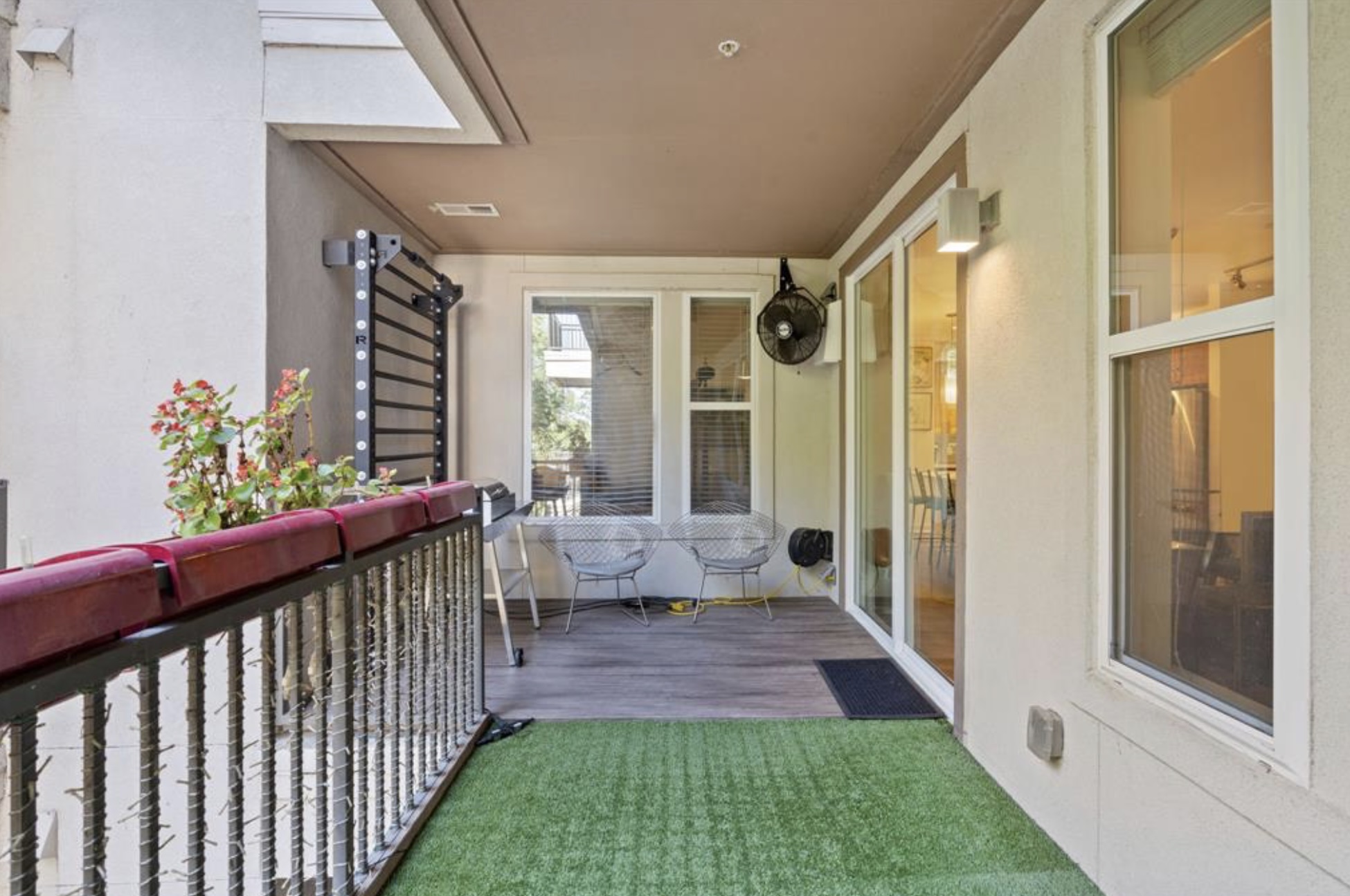1900 Barton Springs Road, Unit 3031 Austin, TX 78704 - Photo 19 of 37 a view of a porch with chairs