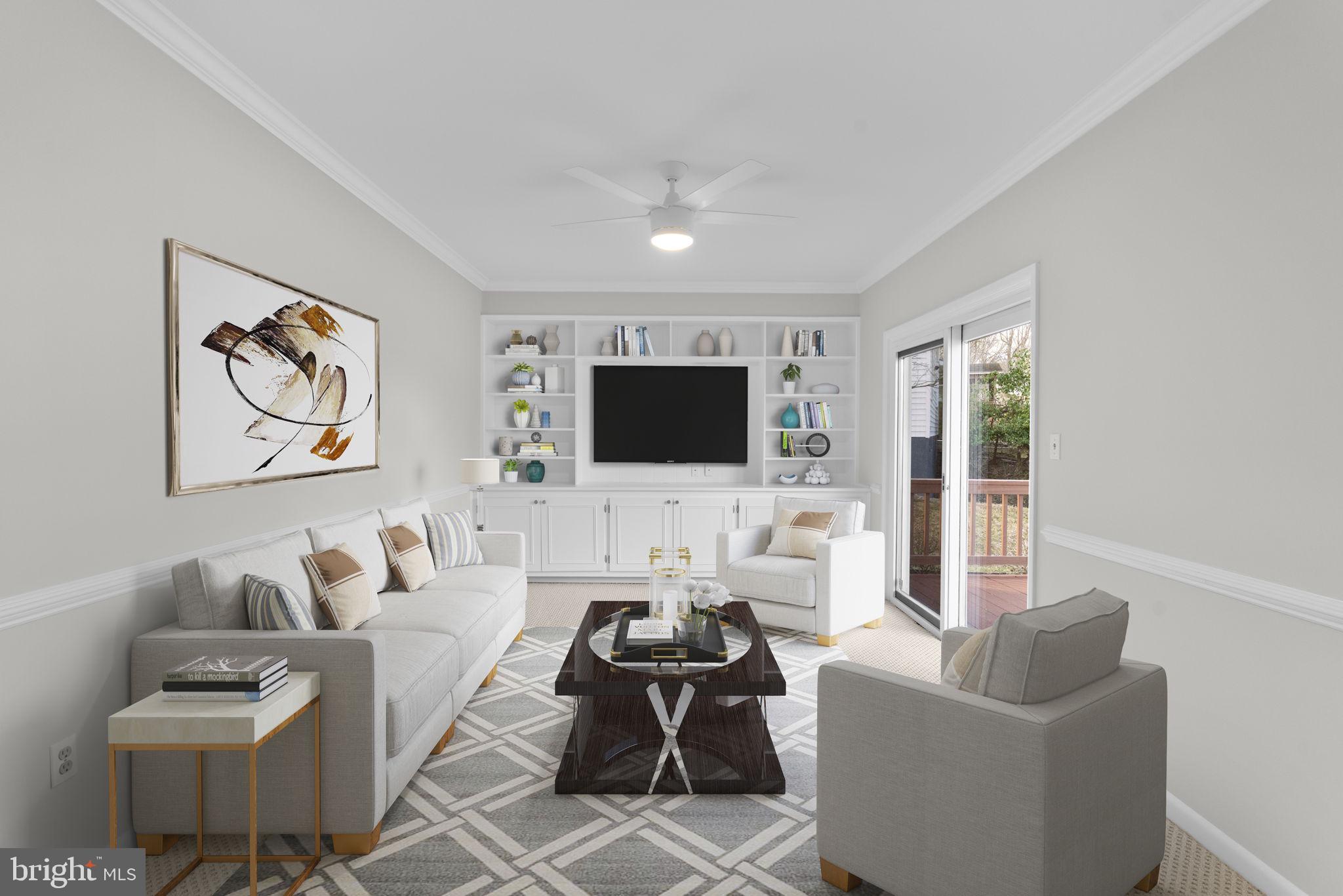 5461 Marsh Hawk Way Columbia, MD 21045 - Photo 15 of 48 Virtual Staged Family Room