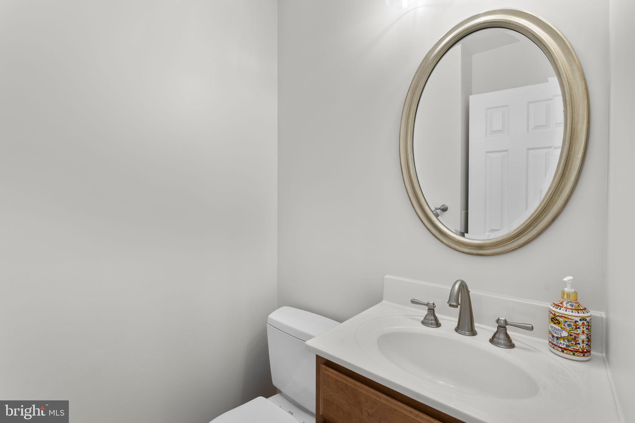 5461 Marsh Hawk Way Columbia, MD 21045 - Photo 19 of 48 a bathroom with a sink and a mirror