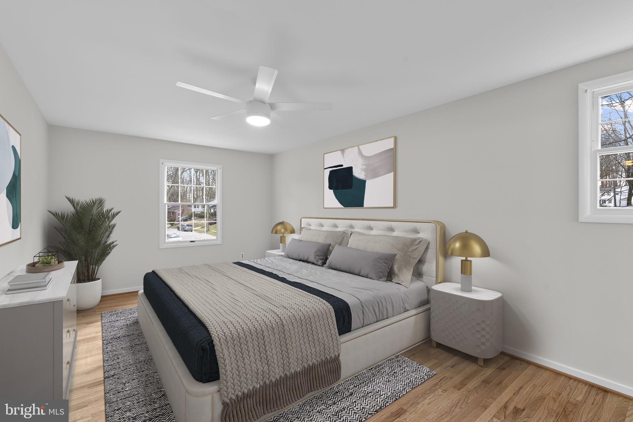 5461 Marsh Hawk Way Columbia, MD 21045 - Photo 20 of 48 Virtual Staged Primary Bedroom