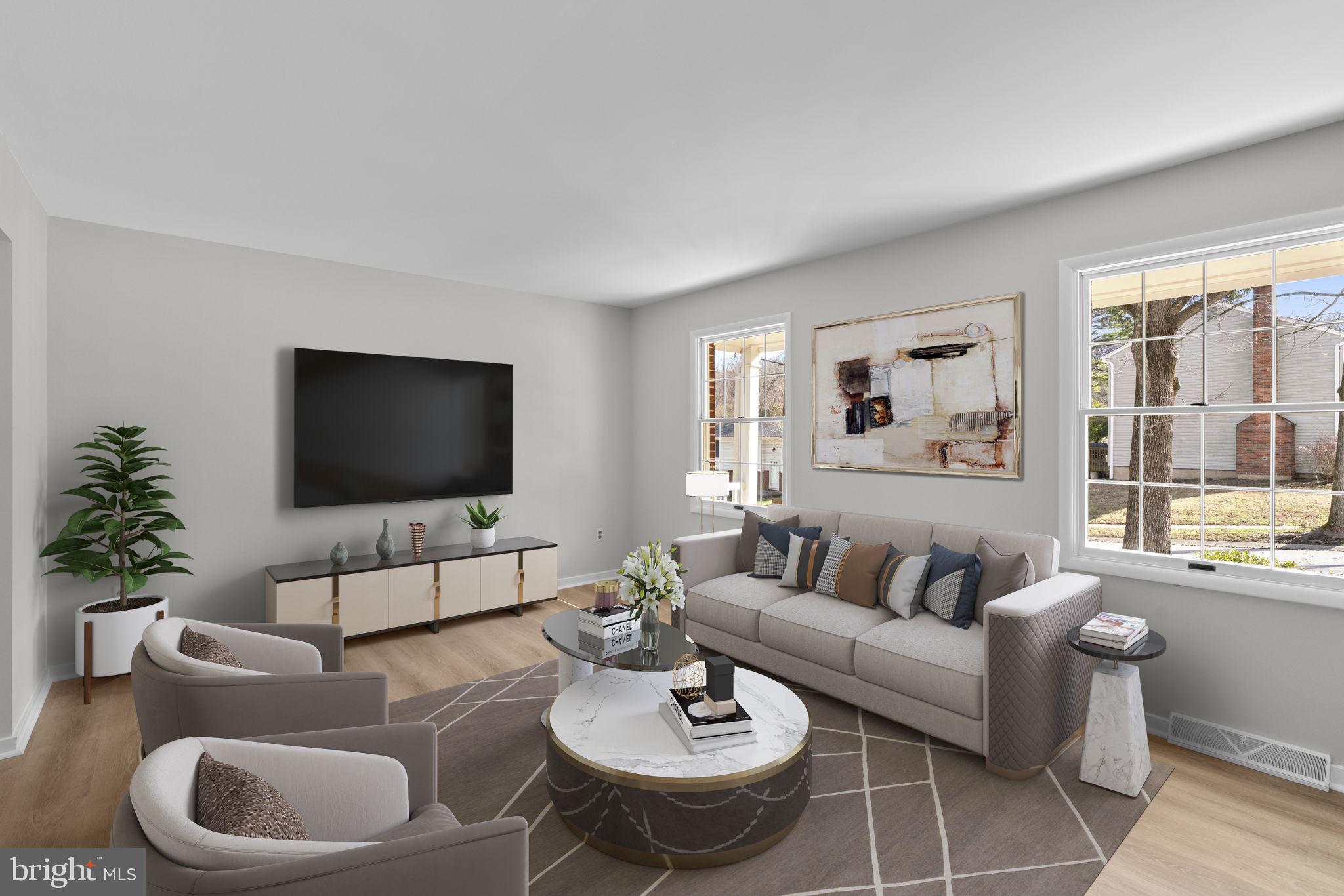 5461 Marsh Hawk Way Columbia, MD 21045 - Photo 3 of 48 Virtual Staged Living Room