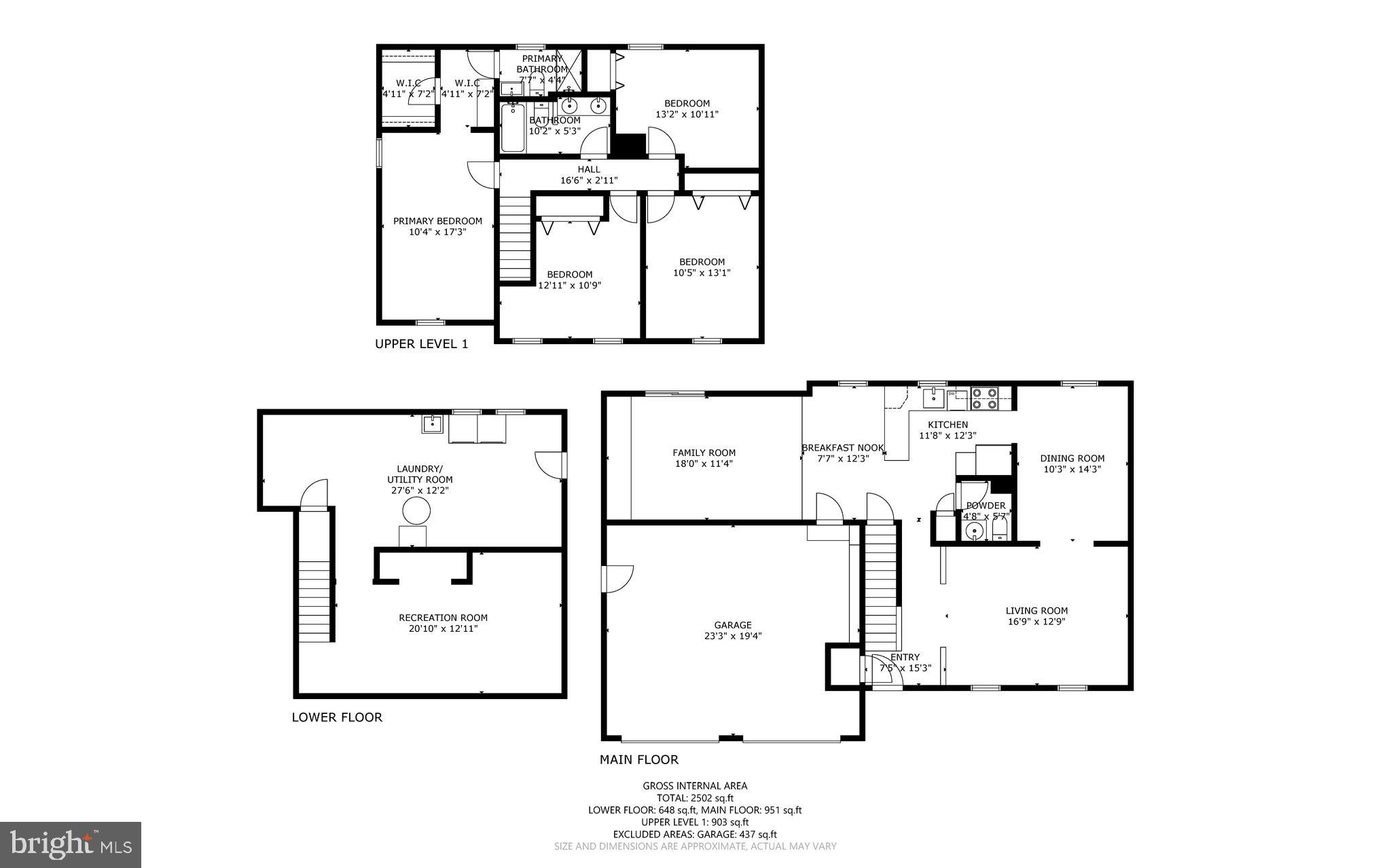 5461 Marsh Hawk Way Columbia, MD 21045 - Photo 45 of 48 Full Floor Plan