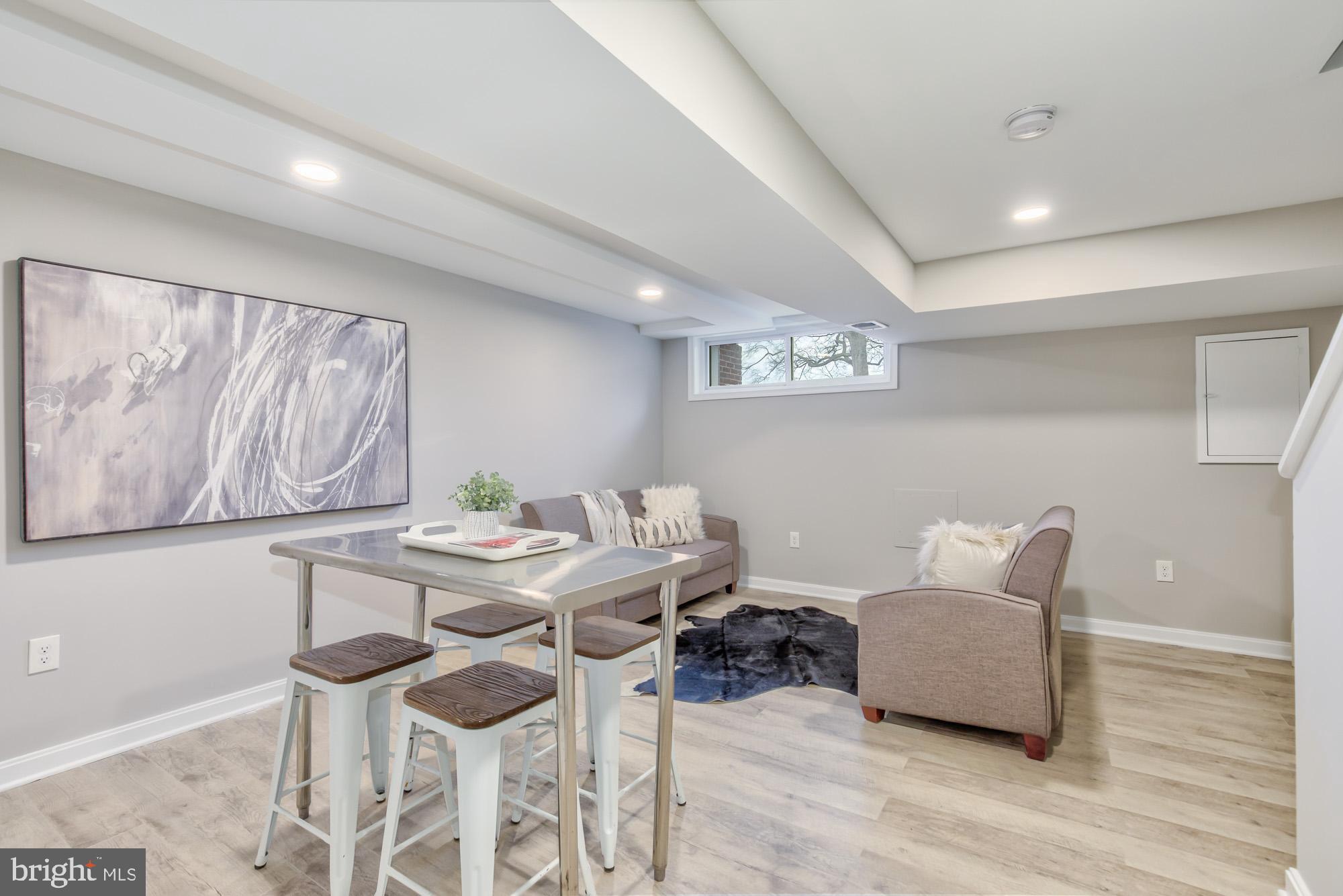 4003 Ames Street Northeast Washington, DC 20019 - Photo 35 of 44 Modern basement retreat with natural light.