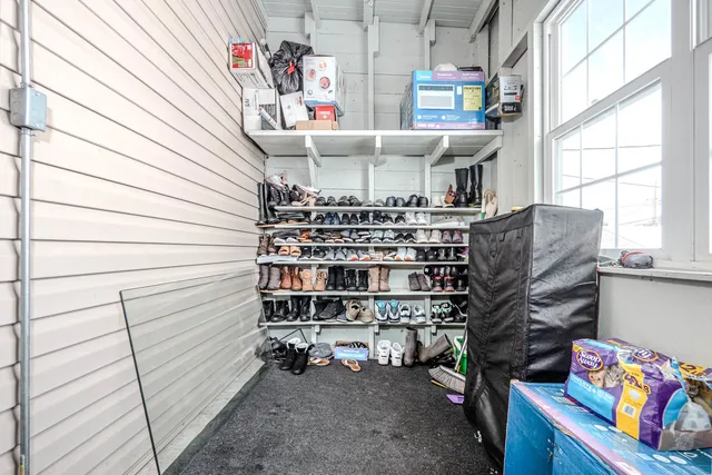 a kitchen with stainless steel appliances granite countertop a stove and a refrigerator