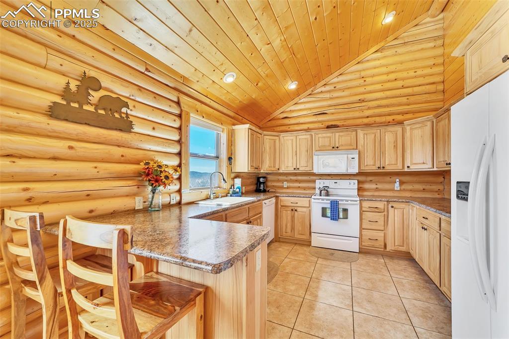 17549 Highway 67 Divide, CO 80814 - Photo 13 of 46 a kitchen with stainless steel appliances granite countertop a sink and cabinets