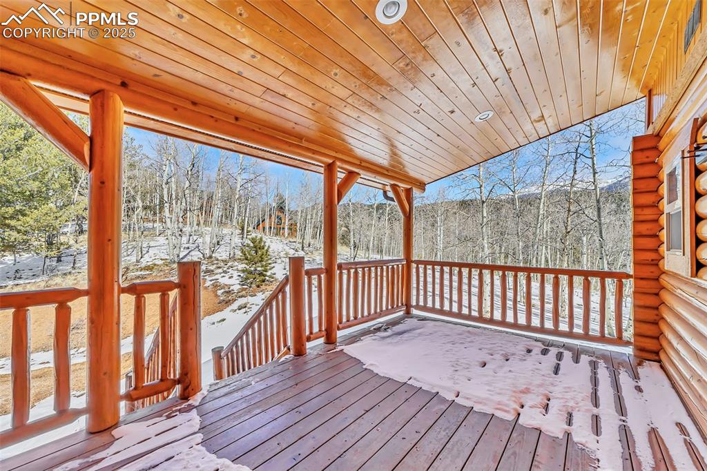 17549 Highway 67 Divide, CO 80814 - Photo 5 of 46 a view of wooden deck