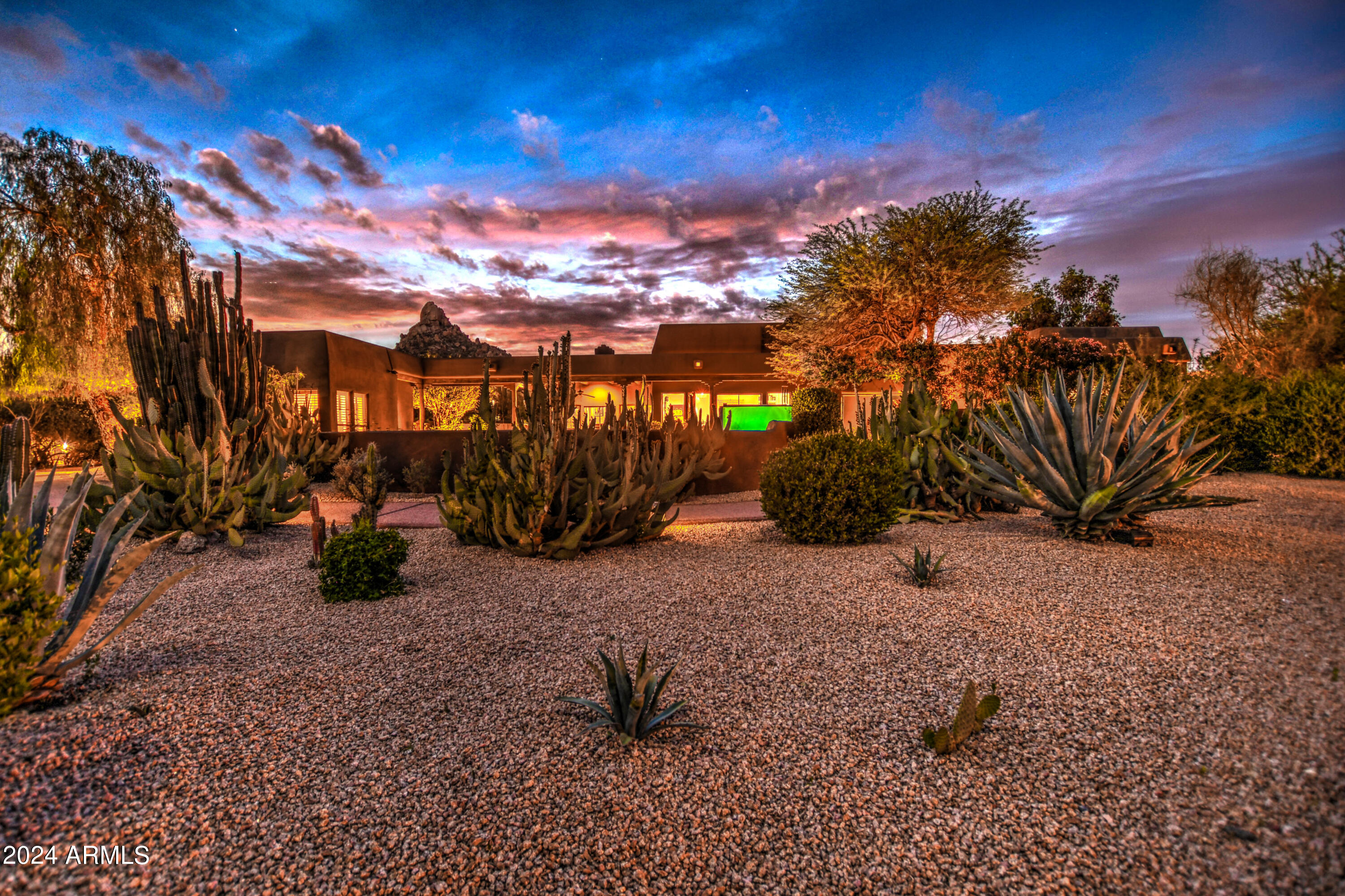 10468 East Quartz Rock Road Scottsdale, AZ 85255 - Photo 2 of 58 a view of a yard