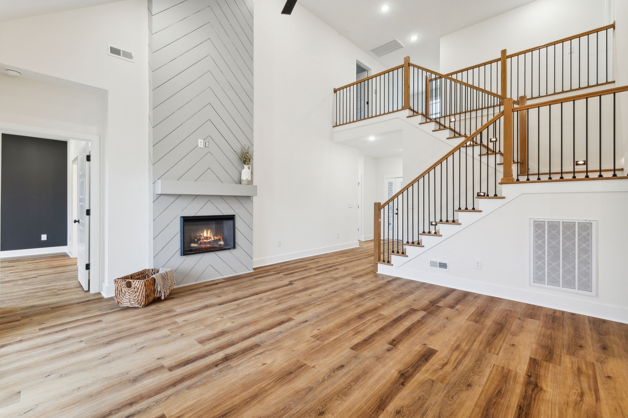 6453 Hopewell Road Springfield, TN 37172 - Photo 8 of 49 a view of entryway and hall with wooden floor