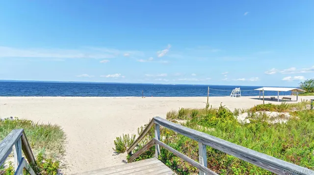 a view of ocean from a balcony