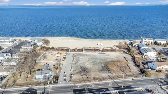a view of ocean and mountain