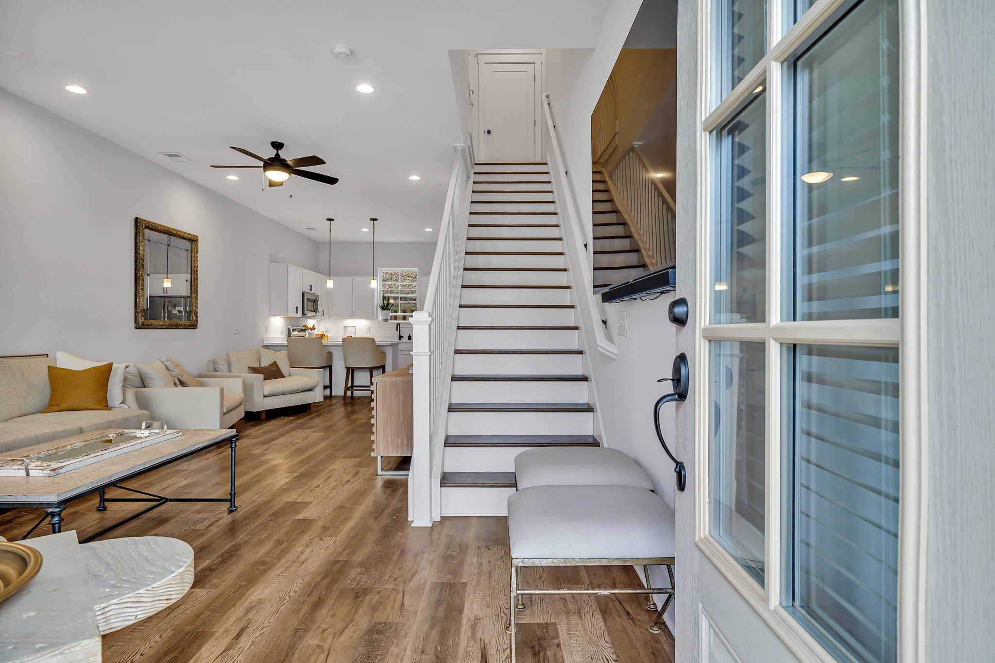 2024 Morrison Ridge Drive Nashville, TN 37221 - Photo 16 of 31 a living room with furniture and a wooden floor