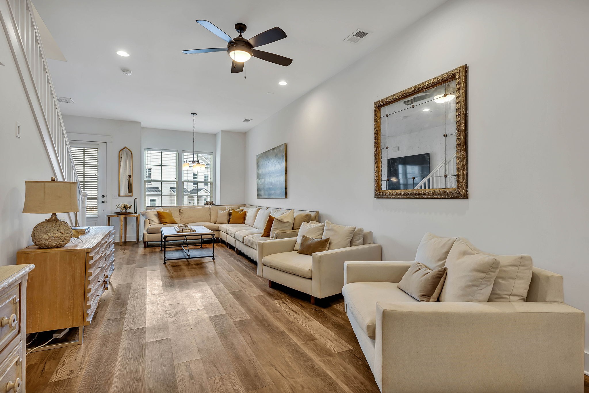 2024 Morrison Ridge Drive Nashville, TN 37221 - Photo 3 of 31 a living room with furniture and a wooden floor