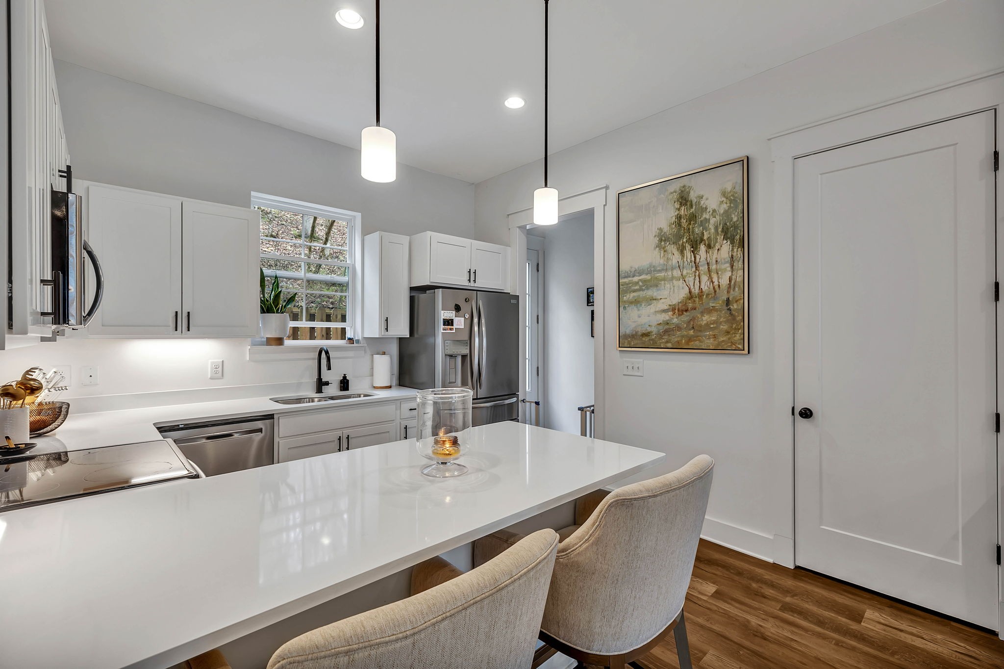 2024 Morrison Ridge Drive Nashville, TN 37221 - Photo 10 of 31 a room with a table chairs and ceiling fan