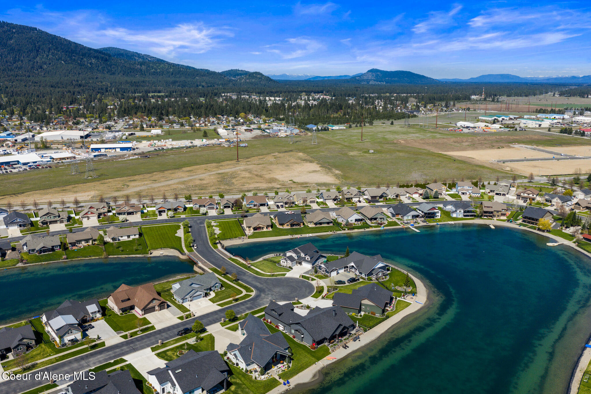 13806 North Treasure Island Court Rathdrum, ID 83858 - Photo 52 of 56 Radiant Lake Aerial