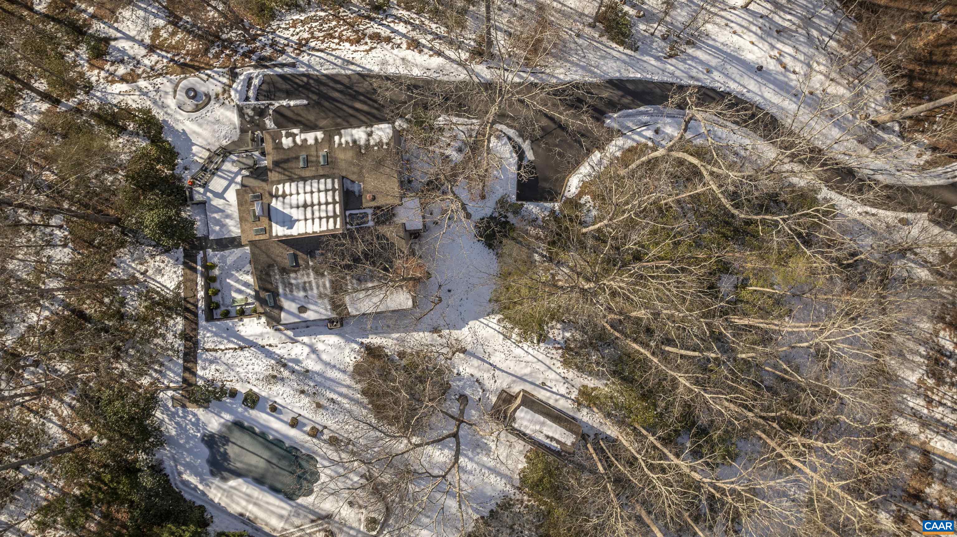 2330 Whippoorwill Road Charlottesville, VA 22901 - Photo 56 of 62 a aerial view of a house with a yard