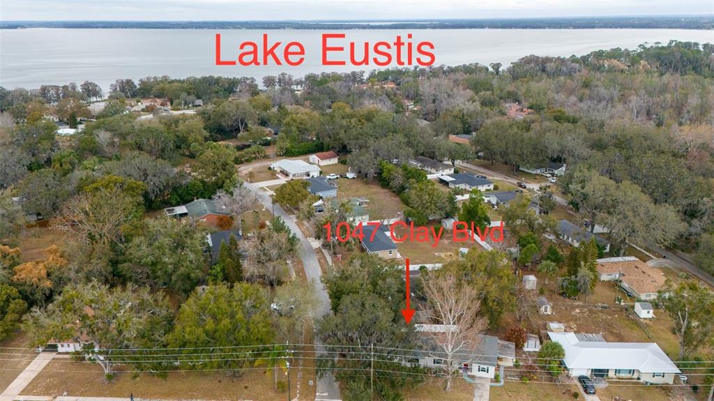 1047 Clay Boulevard Eustis, FL 32726 - Photo 33 of 33 a view of city and a lake view