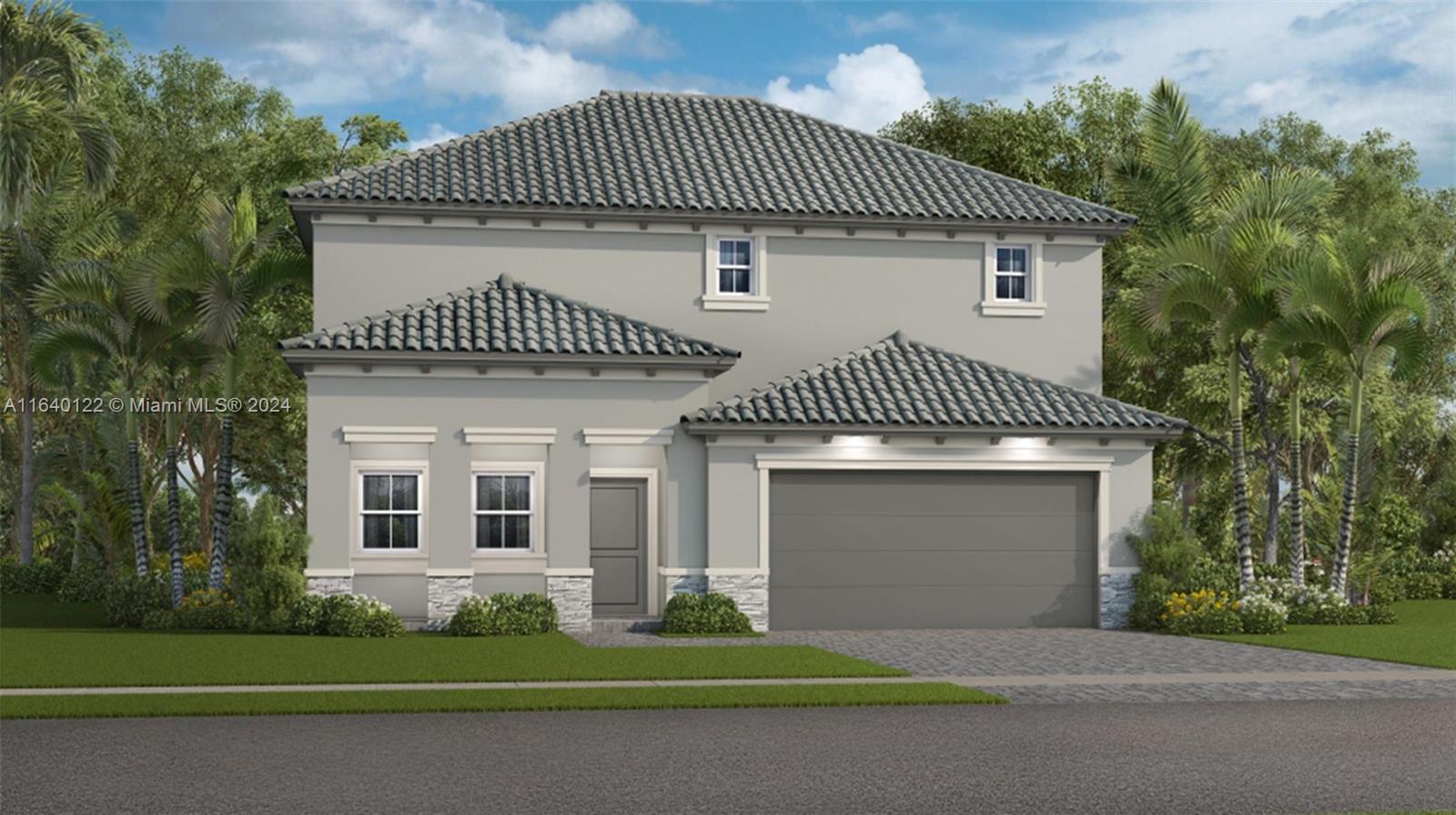 2647 Southeast 8th Street Homestead, FL 33030 - Photo 1 of 1 a front view of a house with a garden